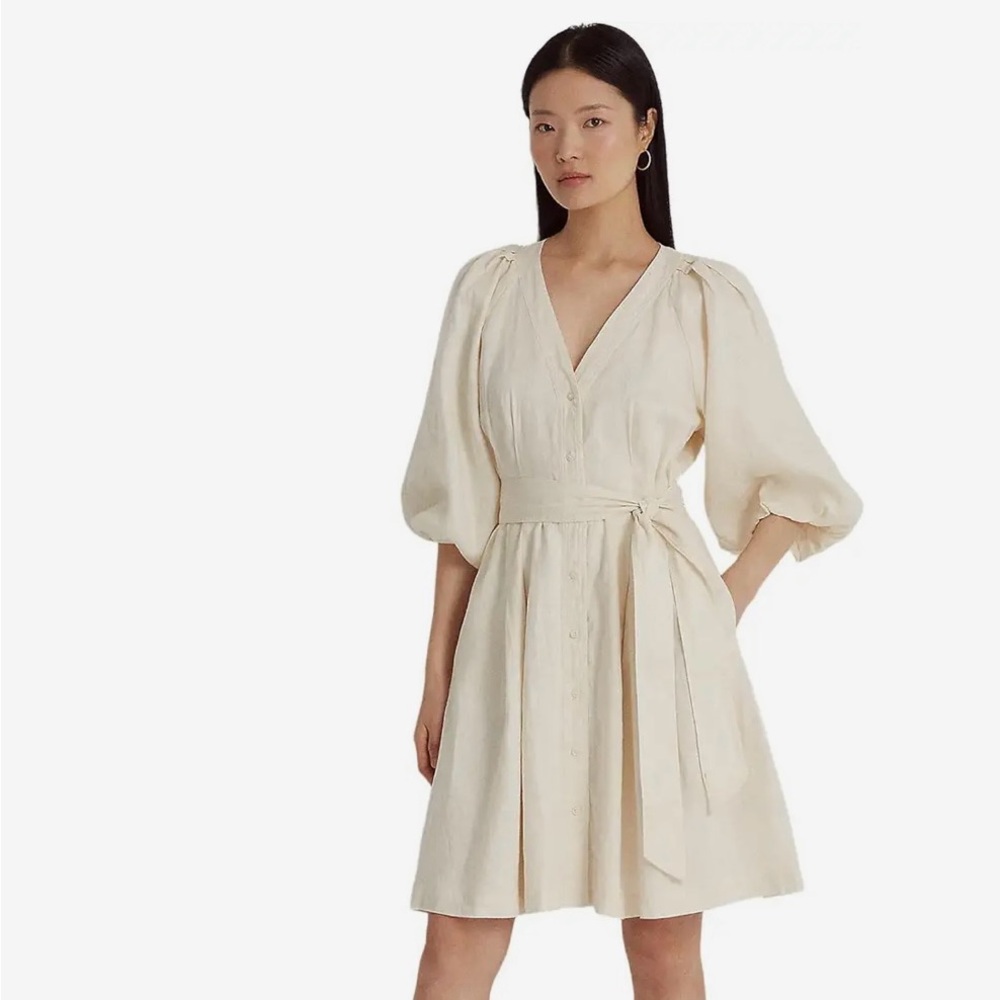 Ralph Lauren Bubble Sleeve Dress Size 12